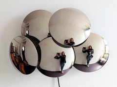 Large Five-Disc Wall Lamp by Goffredo Reggiani for Reggiani, Italy 1970's