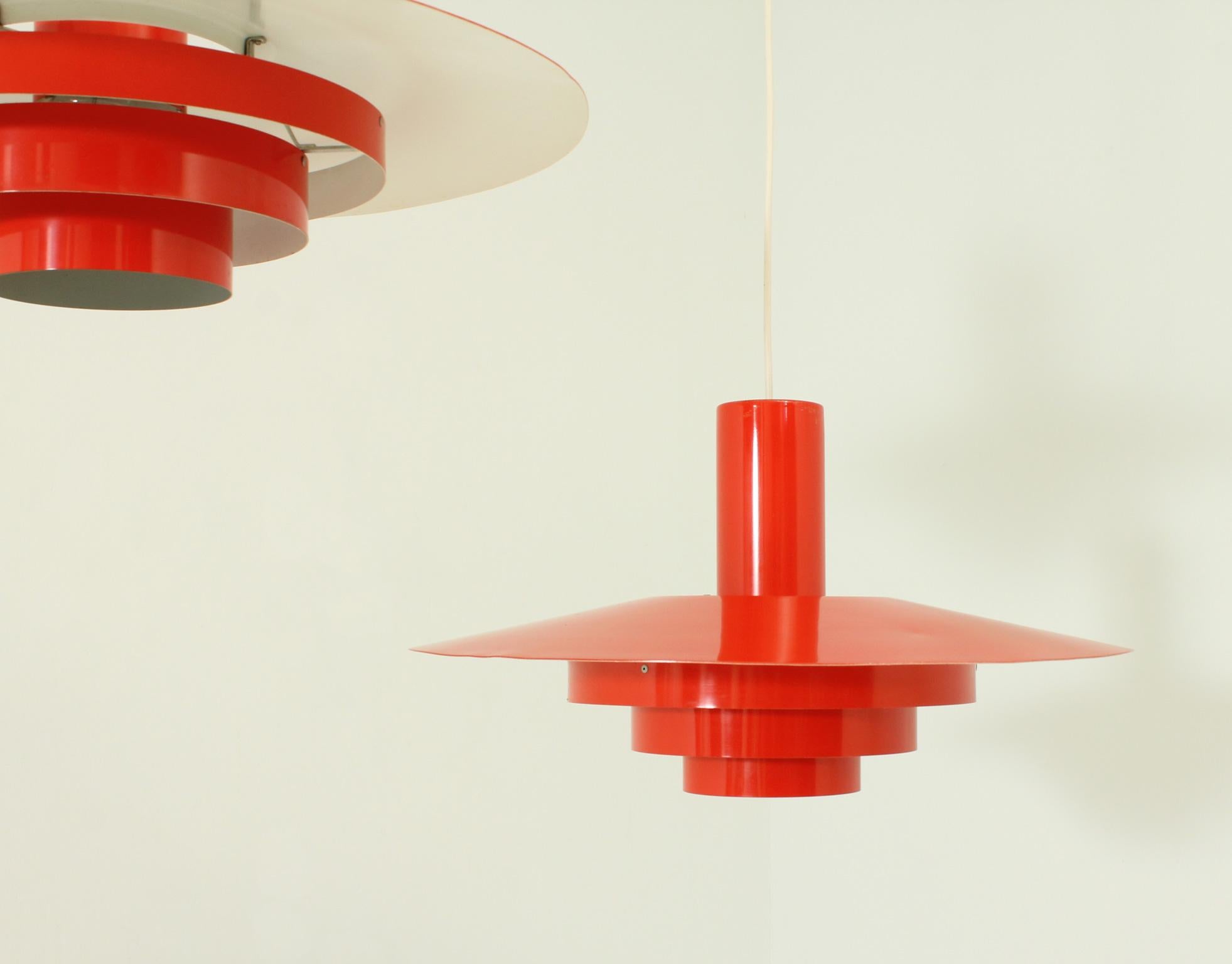Lacquered Large Flacon Pendant Lamp by Andreas Hansen for Fog & Morup