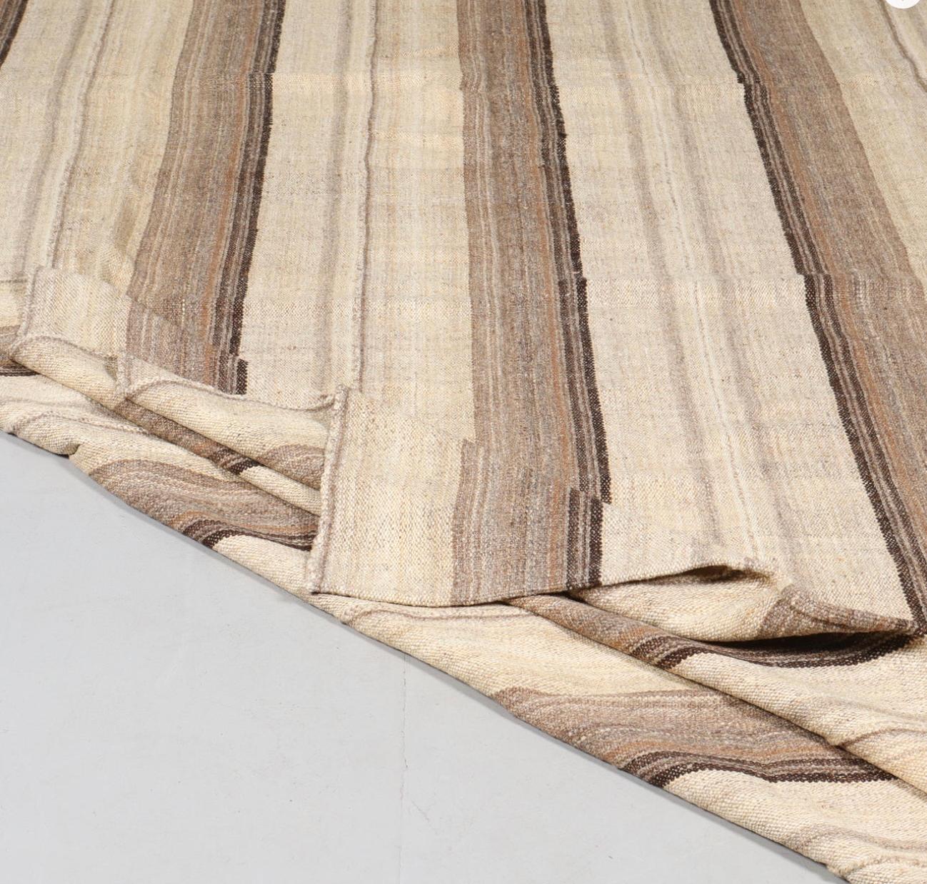International Style Large flat-wave Persian rug For Sale