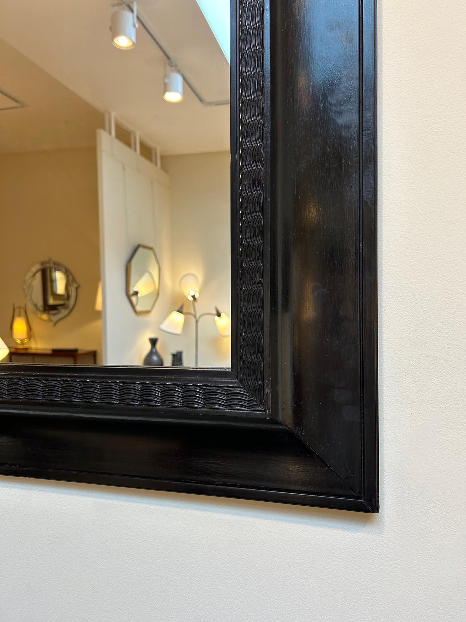 20th Century Large Flemish Style Mirror