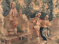 Large Flemish tapestry, 18 th century