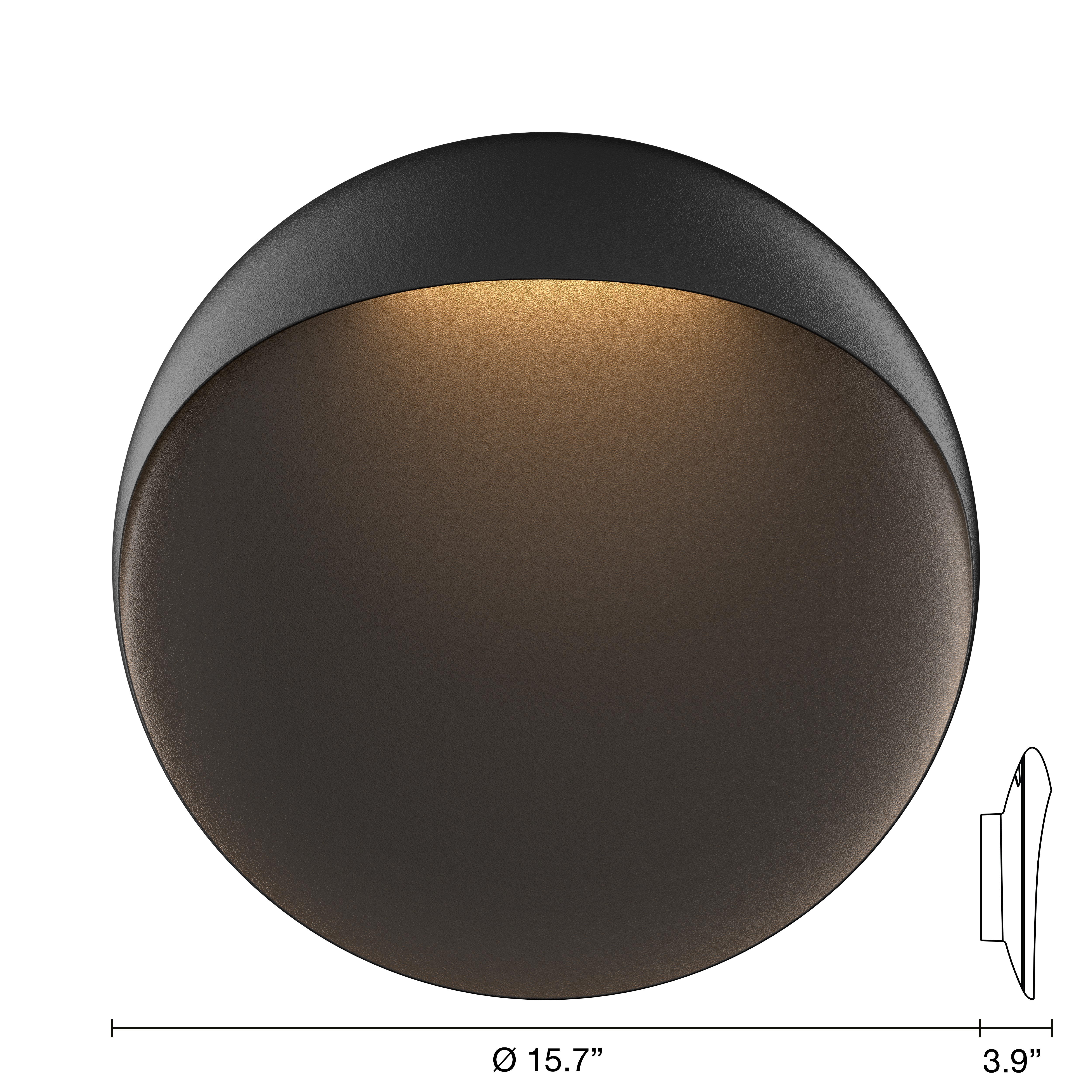 Large 'Flindt' Indoor or Outdoor Wall Light in Black for Louis Poulsen For Sale 3