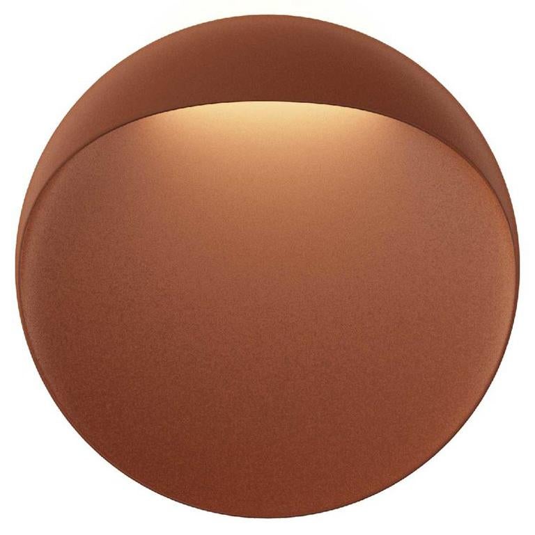 Large 'Flindt' Indoor or Outdoor Wall Light in Cortens Red ...