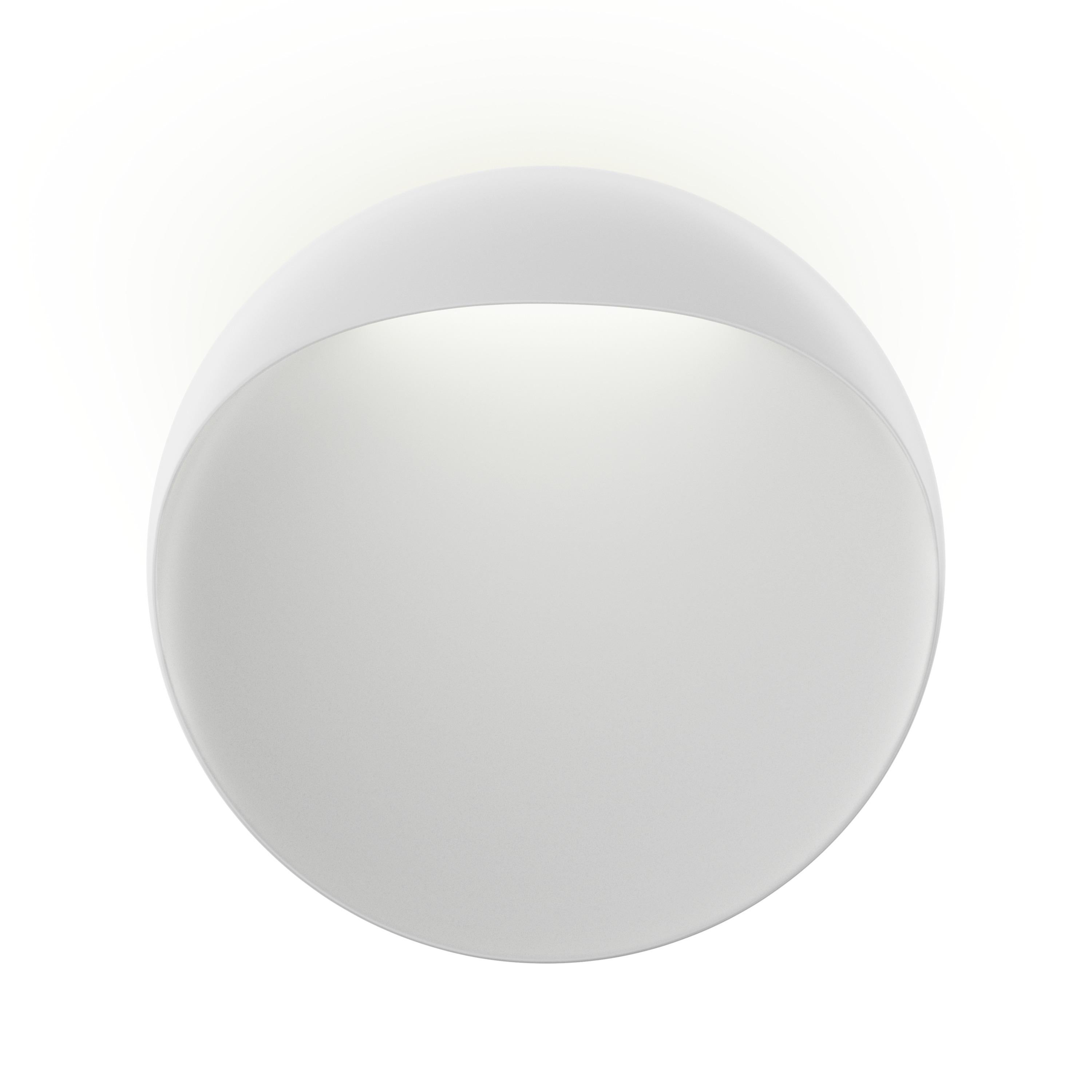 Contemporary Large 'Flindt' Indoor/Outdoor Wall Light in White for Louis Poulsen For Sale