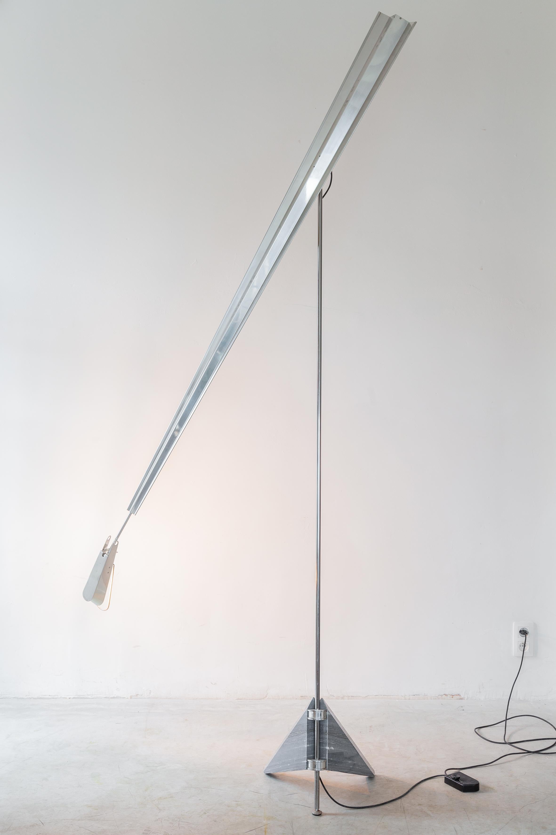 Hand-Crafted Large Floor Lamp 