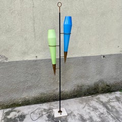 Large Floor Lamp Attributed to Stilnovo, 1950s
