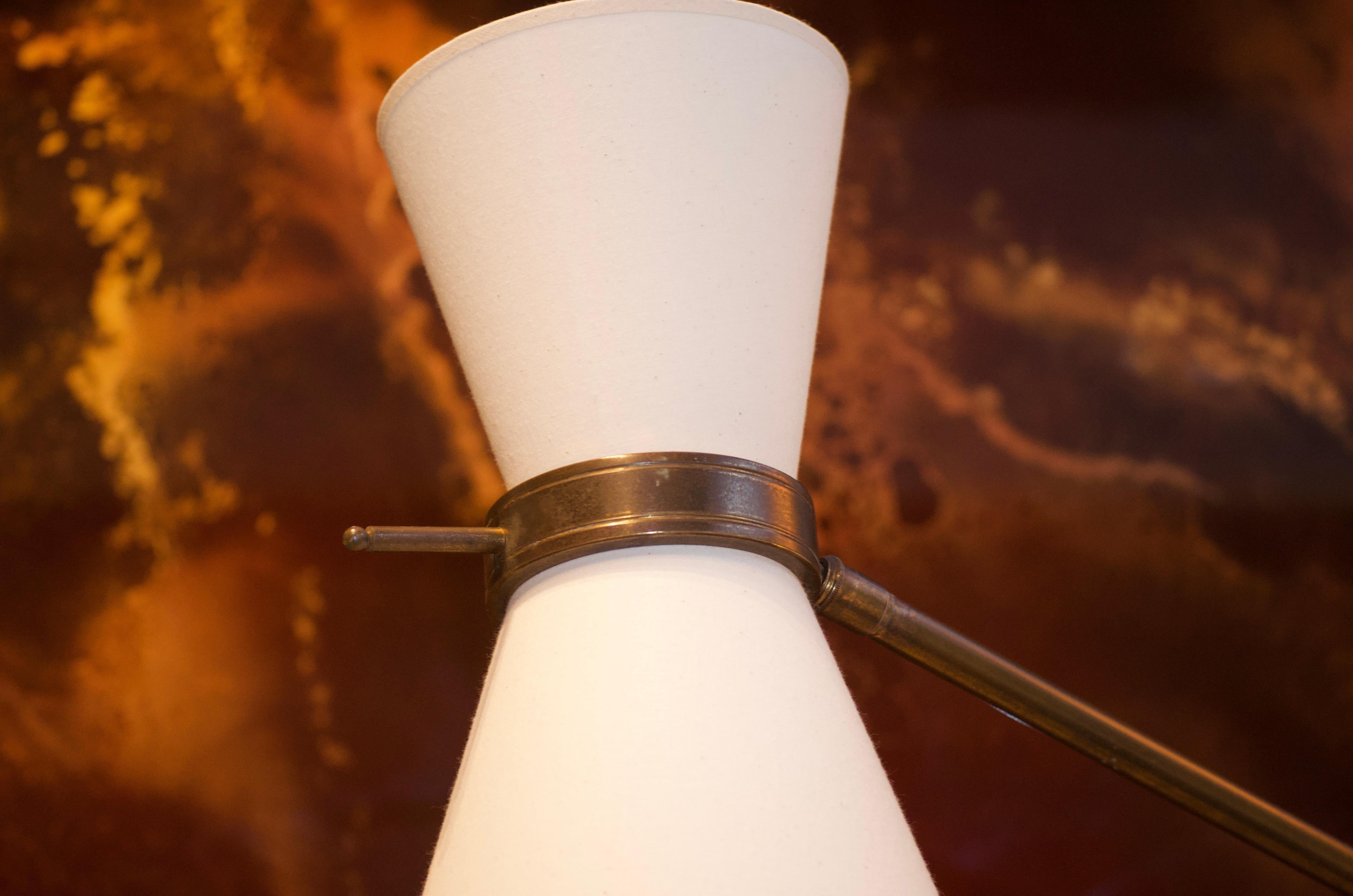 Large Floor Lamp by Stablet, France, circa 1950 For Sale 1