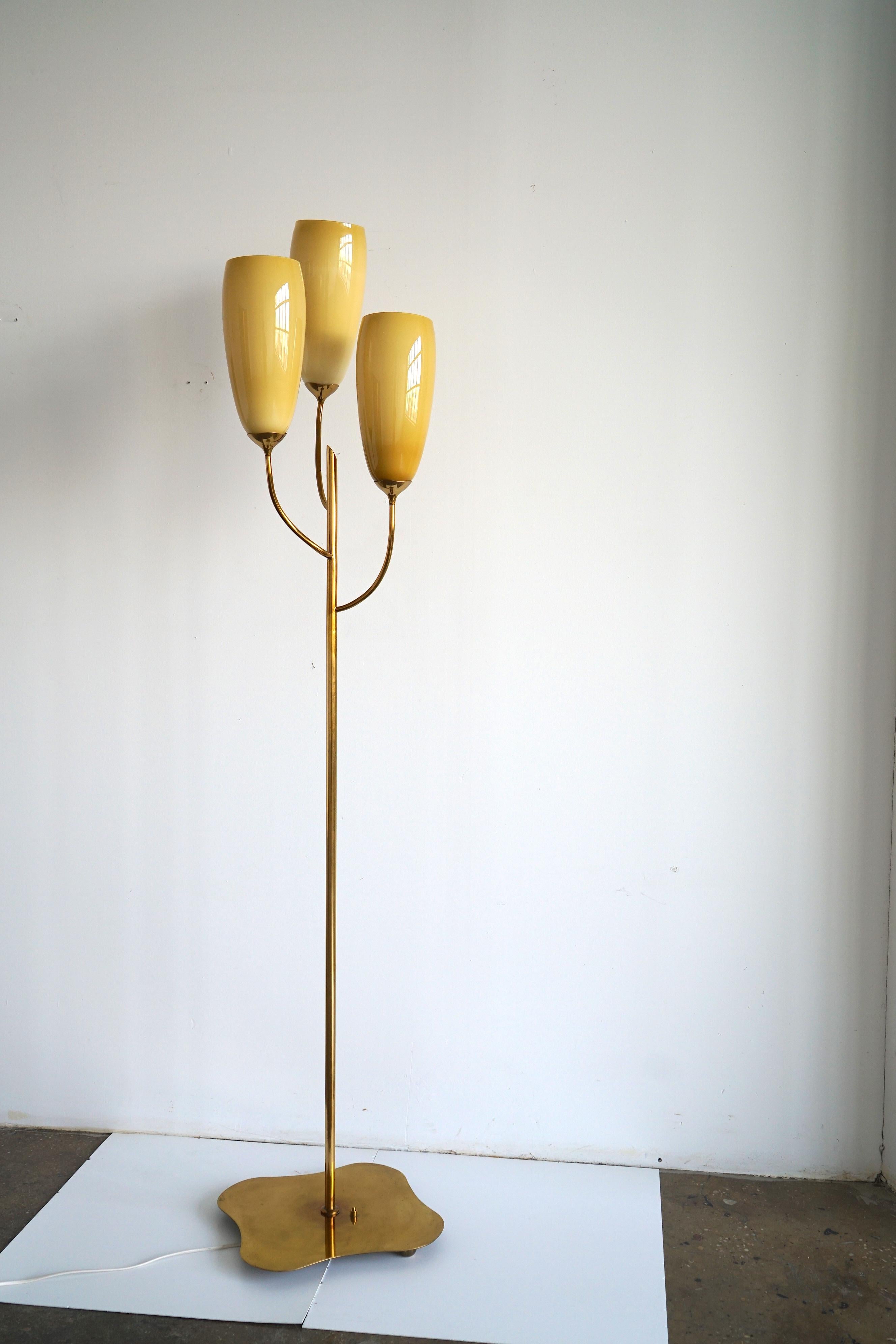 Finnish Large floor lamp by Paavo Tynell for Taito For Sale