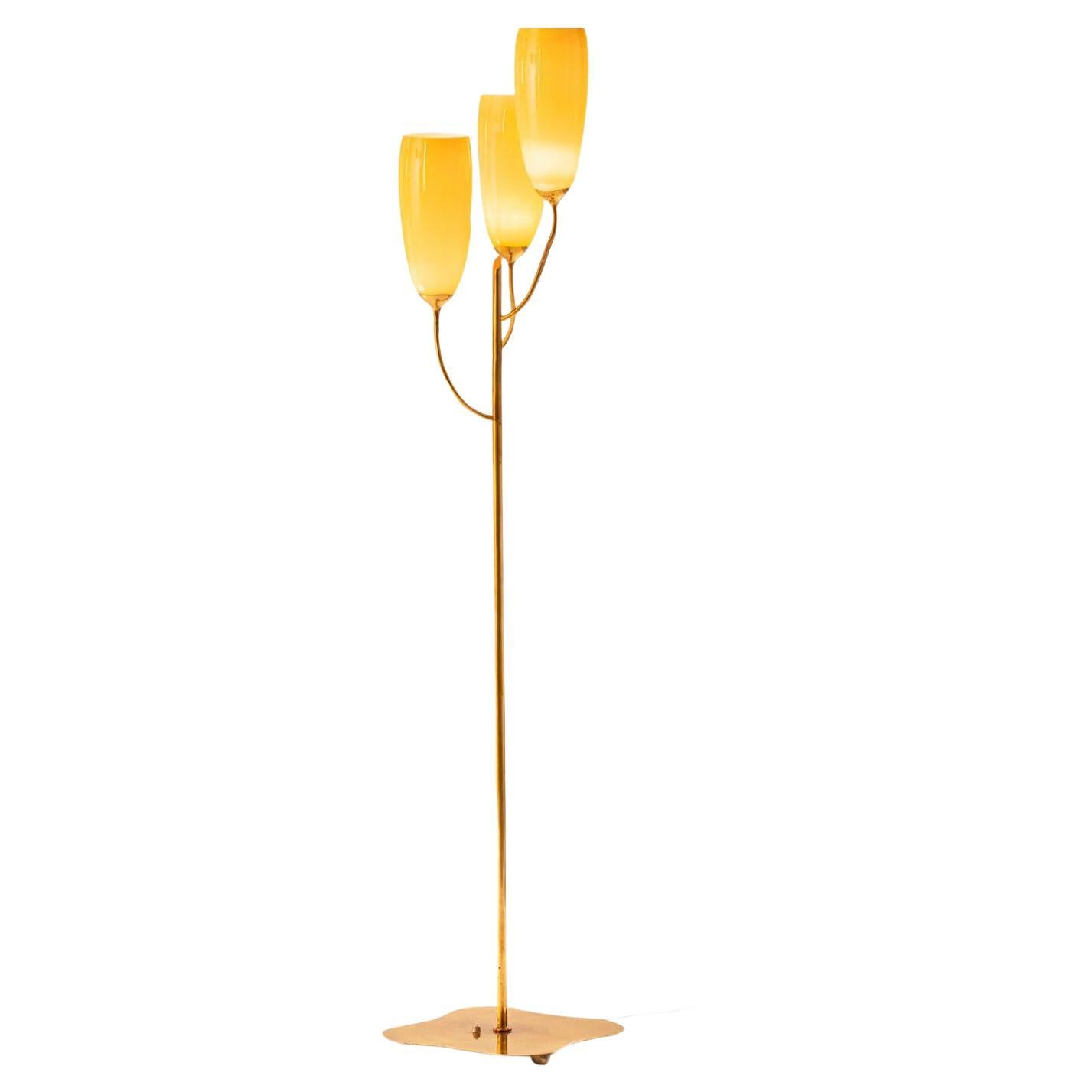 Large floor lamp by Taito Oy, Paavo Tynell attr.