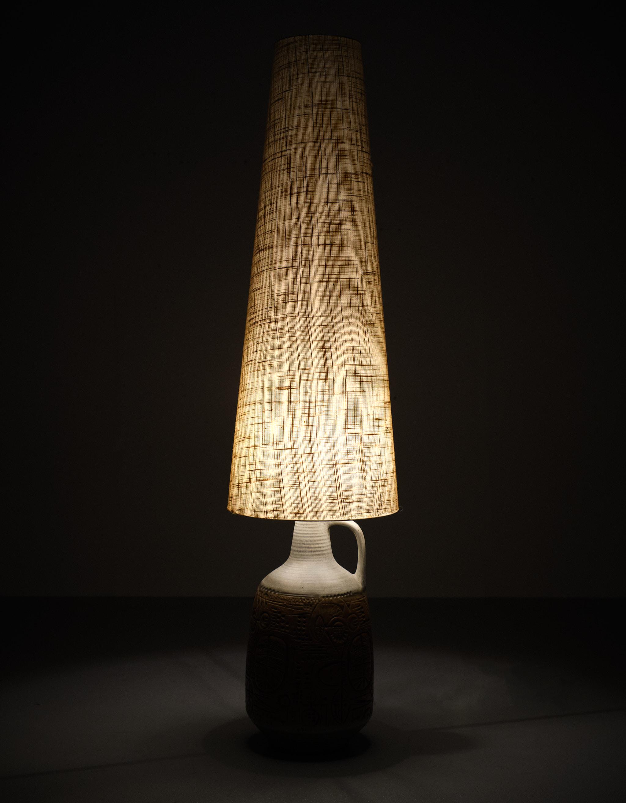 Milieu du XXe siècle Grand lampadaire Gerda Heuckeroth pour Carstens Tönnieshof   L'Allemagne des années 1960  en vente