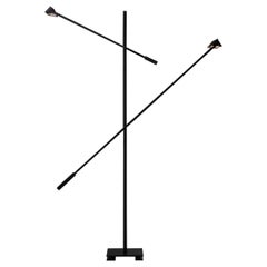 Vintage Large Floor Lamp ‘Mikado’ by Michel Senné for Arlumière, France, 1970s