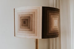 Large Floor Lamp with Verner Panton Mira X Fabric for Fritz Hansen