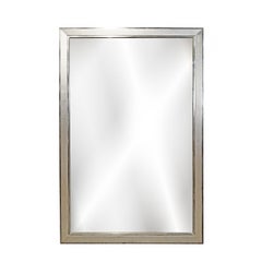 Großer Bodenspiegel mit blattförmigem Rahmen aus Metall, von Vicente Wolf