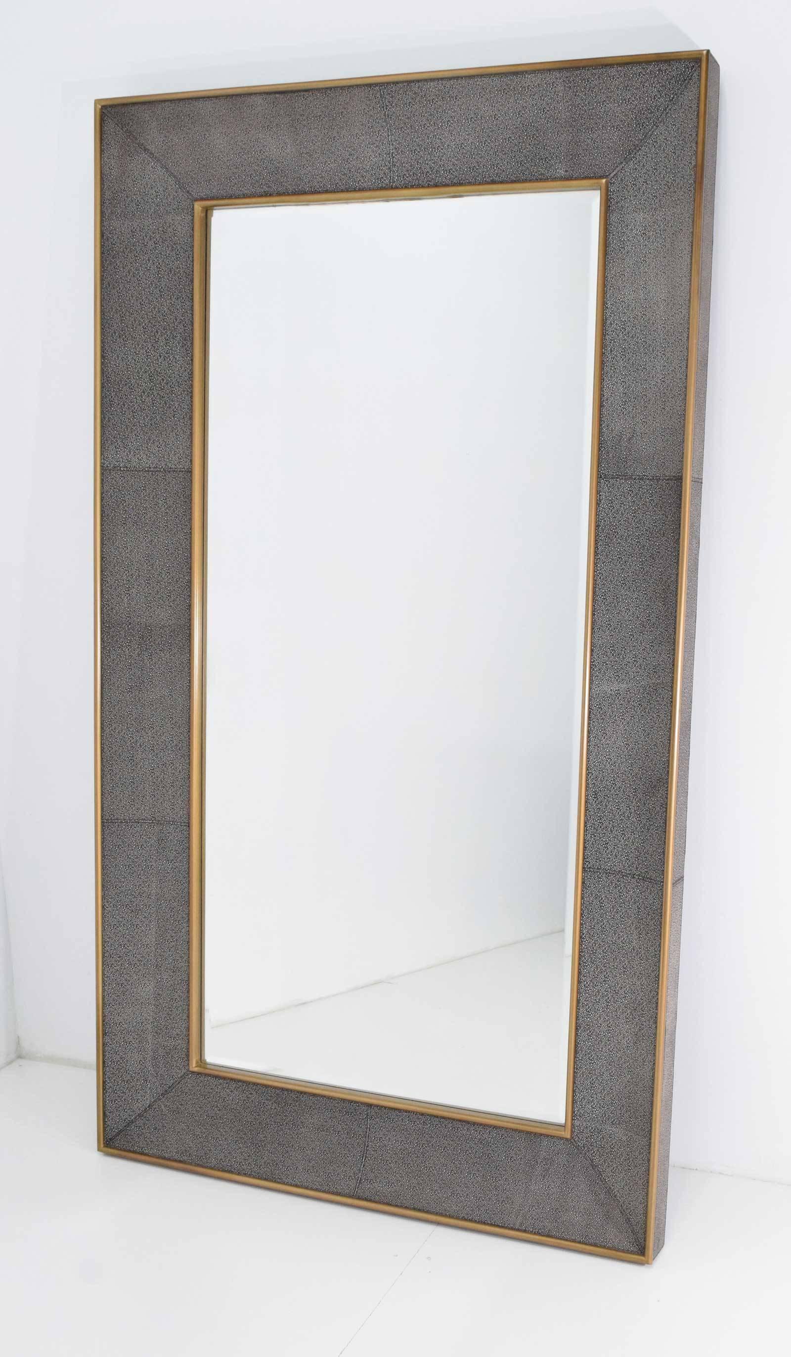 Modern Large Floor or Mantel Mirror
