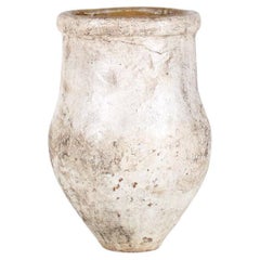 Large Floor Standing Amphora Olive Pot Garden Planter with Weathered Aged Patina