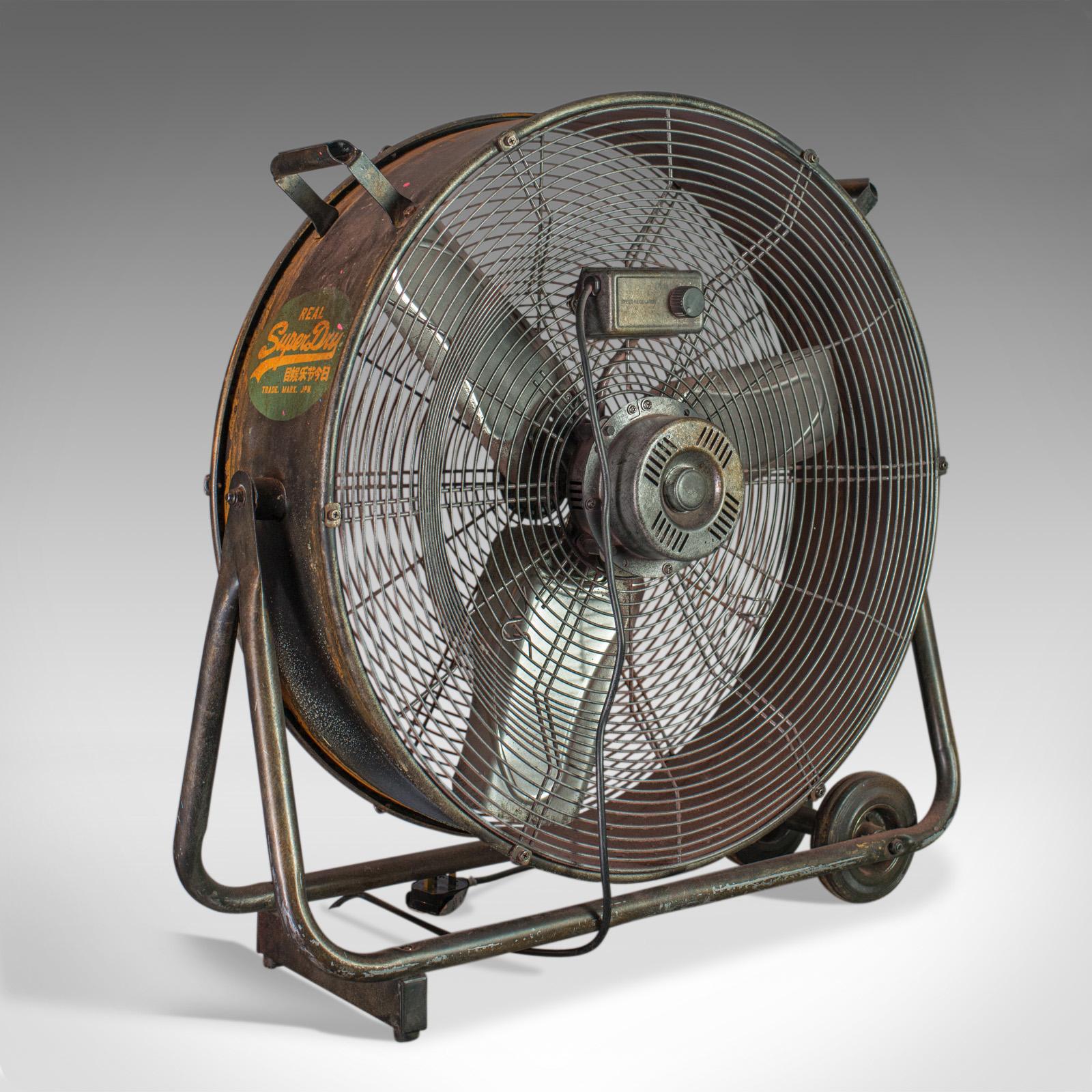 standing industrial fan