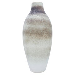 Large Floor Vase, Carl-Harry Stålhane, Rörstrand 1950s, Grey Speckled Stoneware