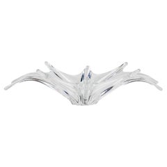Large Floral Crystal Centerpiece Bowl by Baccarat