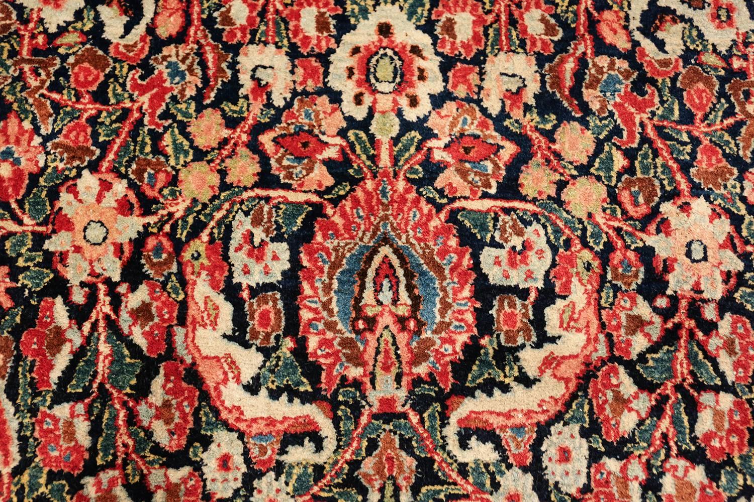 Wool Antique Persian Khorassan Rug. Size: 13' 3