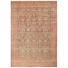 Antique Persian Khorassan Rug. Size: 13' 3" x 19' 2"