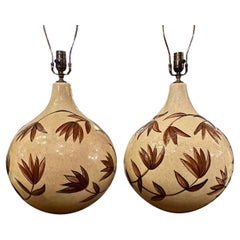 Große florale Porzellanlampen