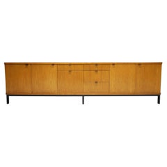 Large Florence Knoll Style Credenza in White Oak