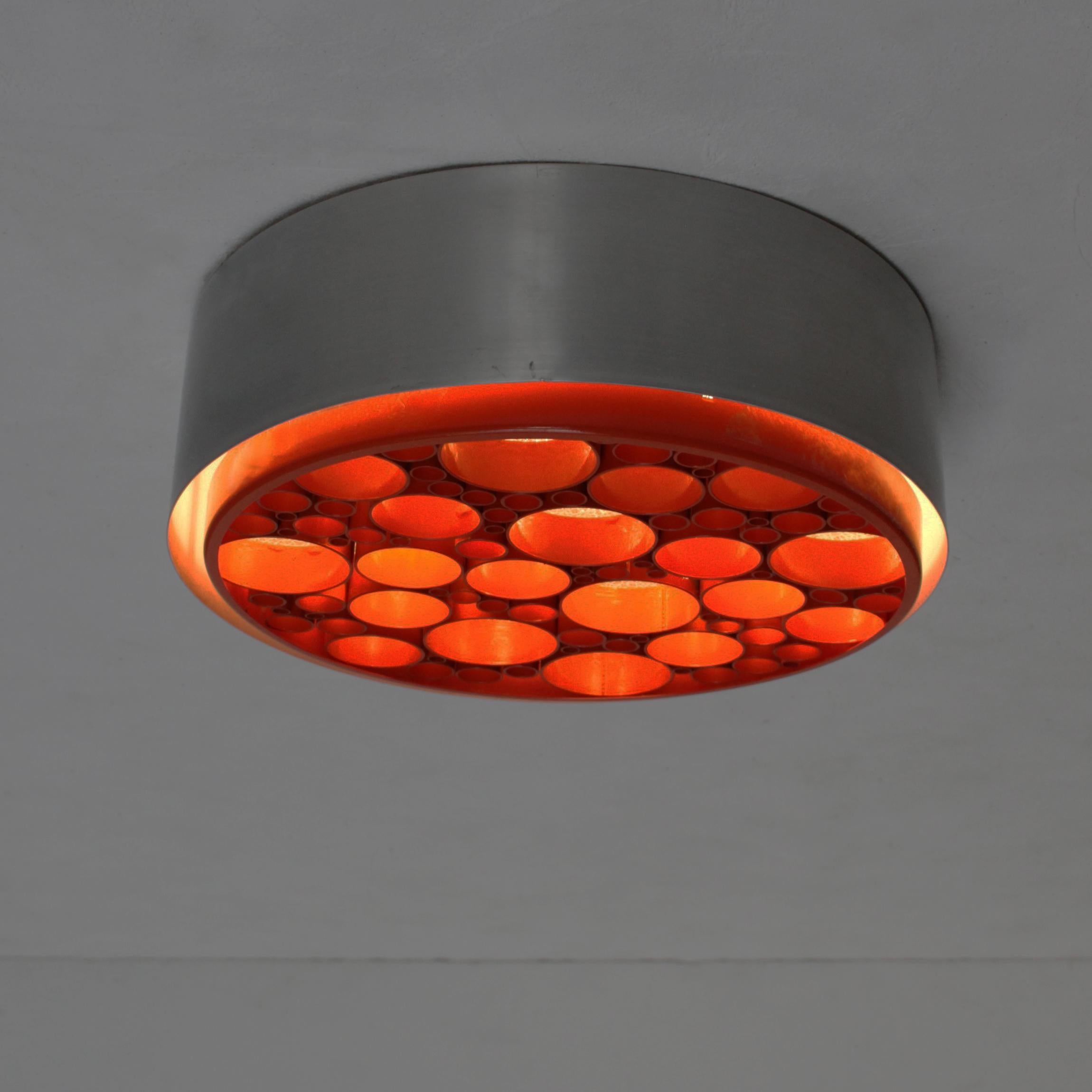 Metal Large Flush Mount 'Alliance' by RAAK, Amsterdam For Sale