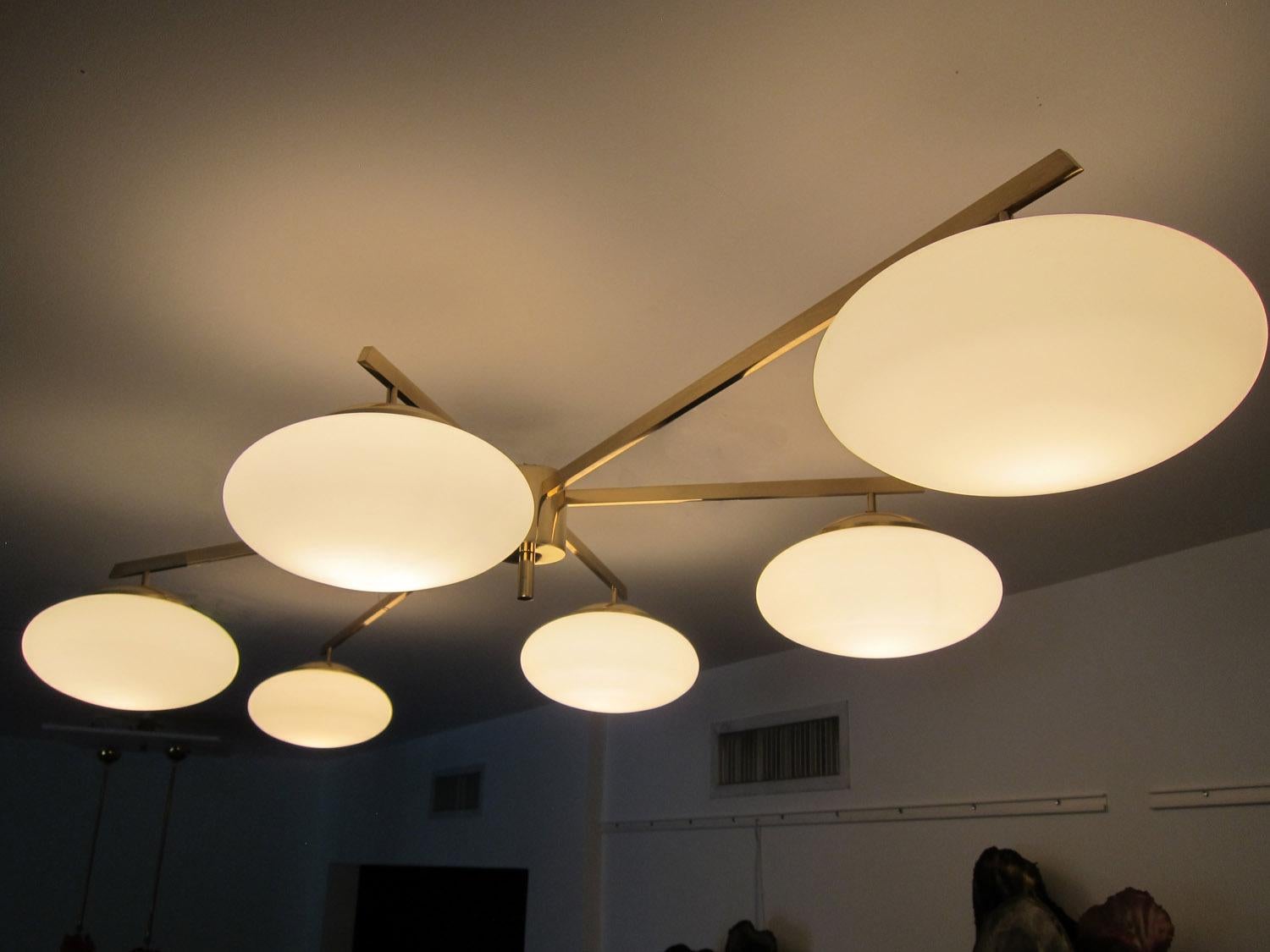 Long flush on sale mount ceiling light