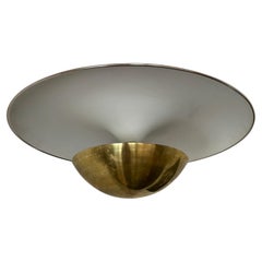 Large Flush Mount by Gino Sarfatti for Arteluce, Model 155, circa 1950s