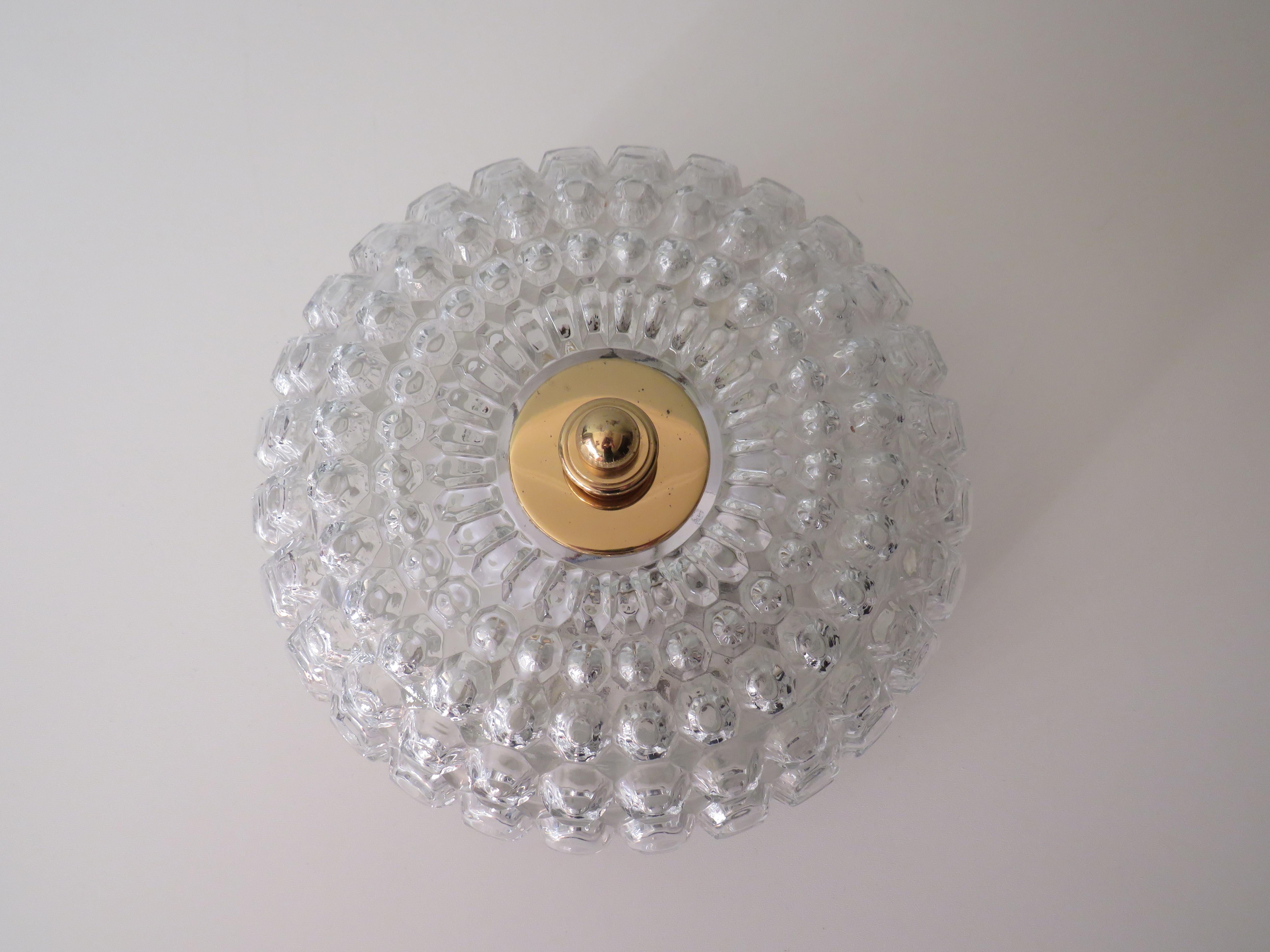 Large flush mount by Helena Tynell for Limburg, Germany 1960 In Good Condition For Sale In Herentals, BE