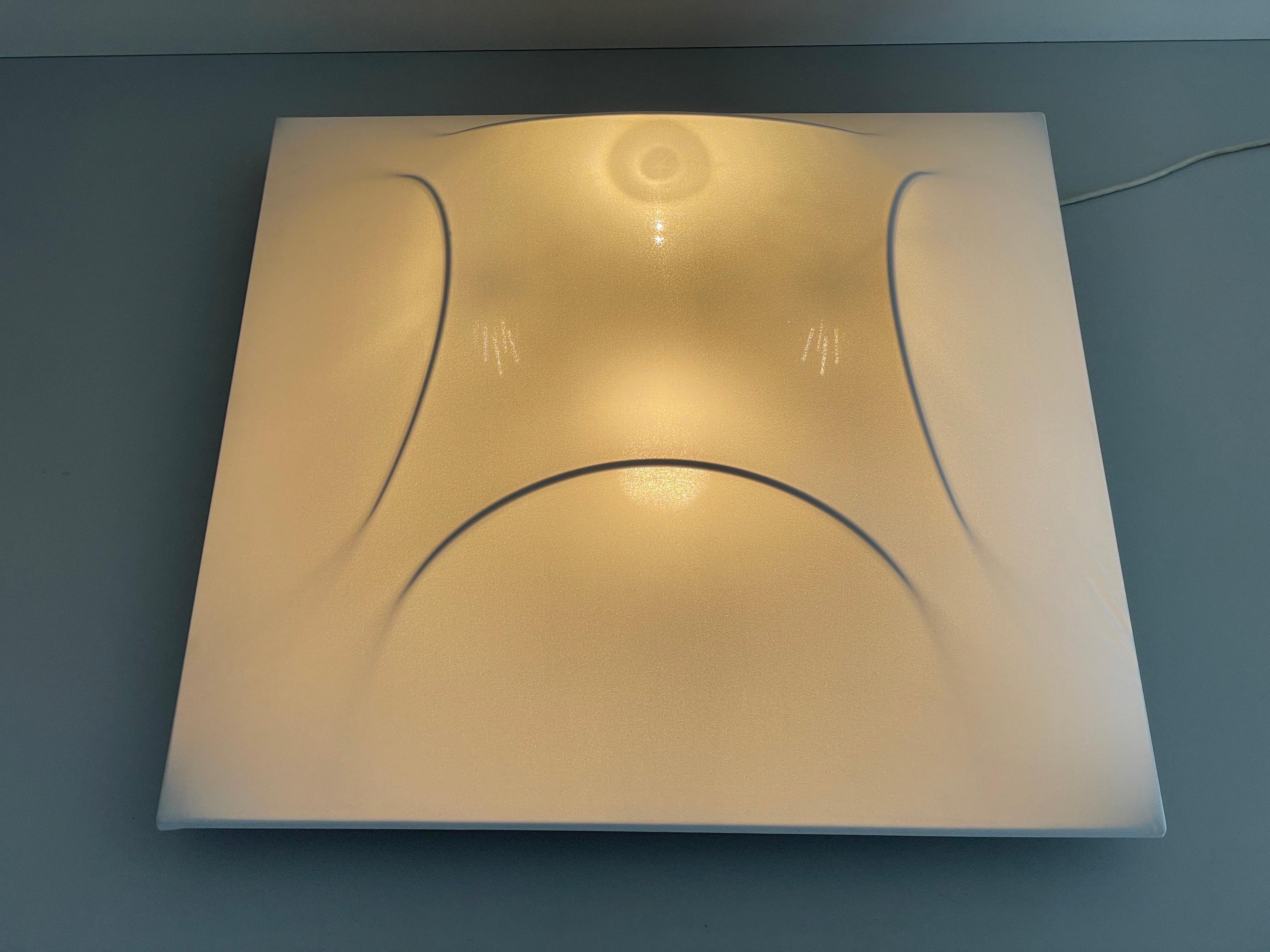 Large Flush Mount Ceiling Lamp by Kazuhide Takahama for Sirrah, 1970s, Italy For Sale 4