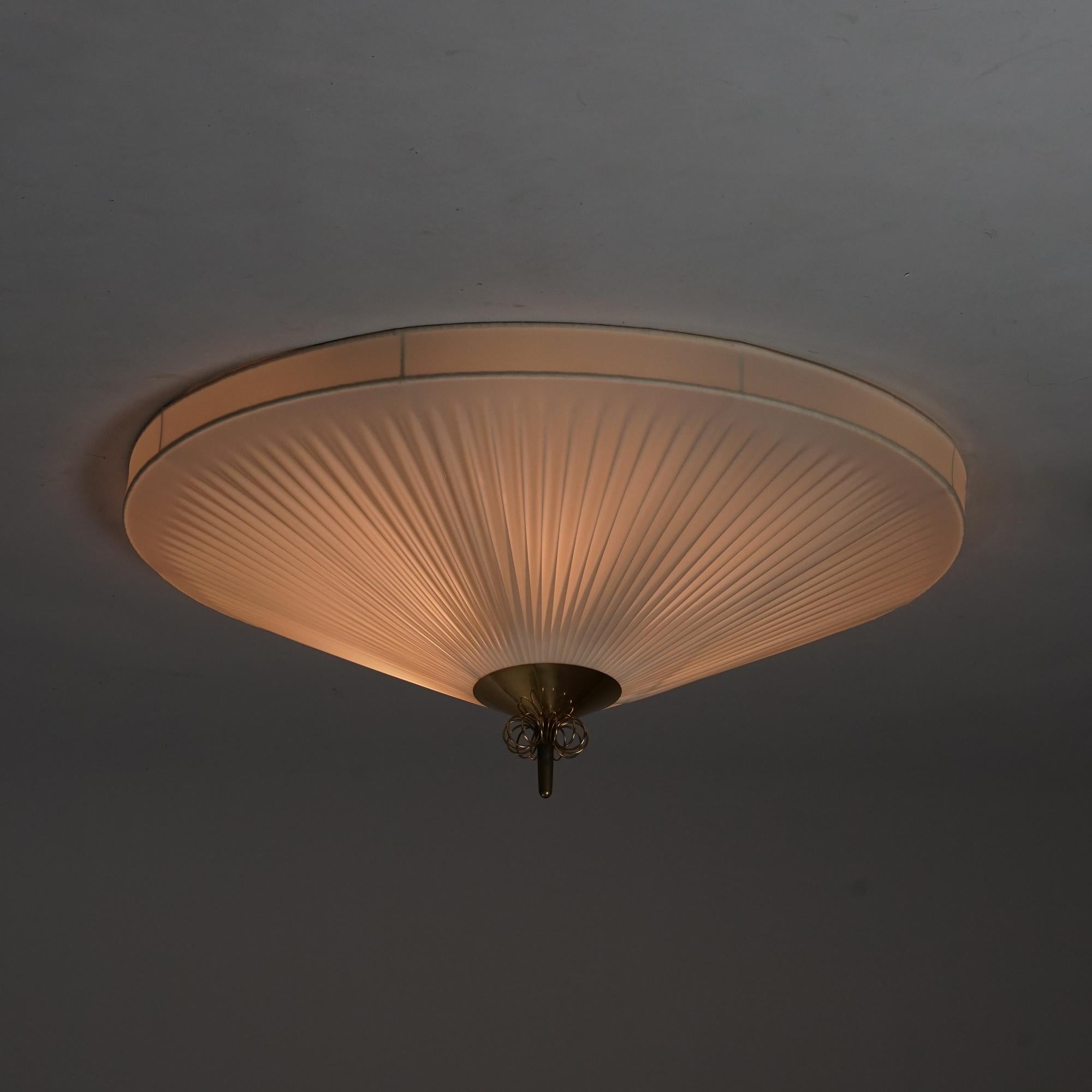 Large Flush Mount, Finland, 1950s In Good Condition For Sale In Helsinki, FI