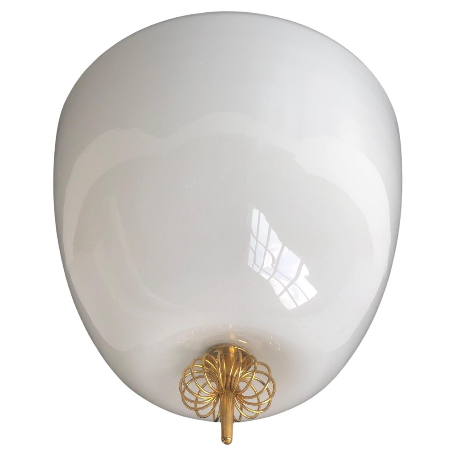 Large Flush Mount light by Gunnel Nyman for Idman, 3 available. For Sale