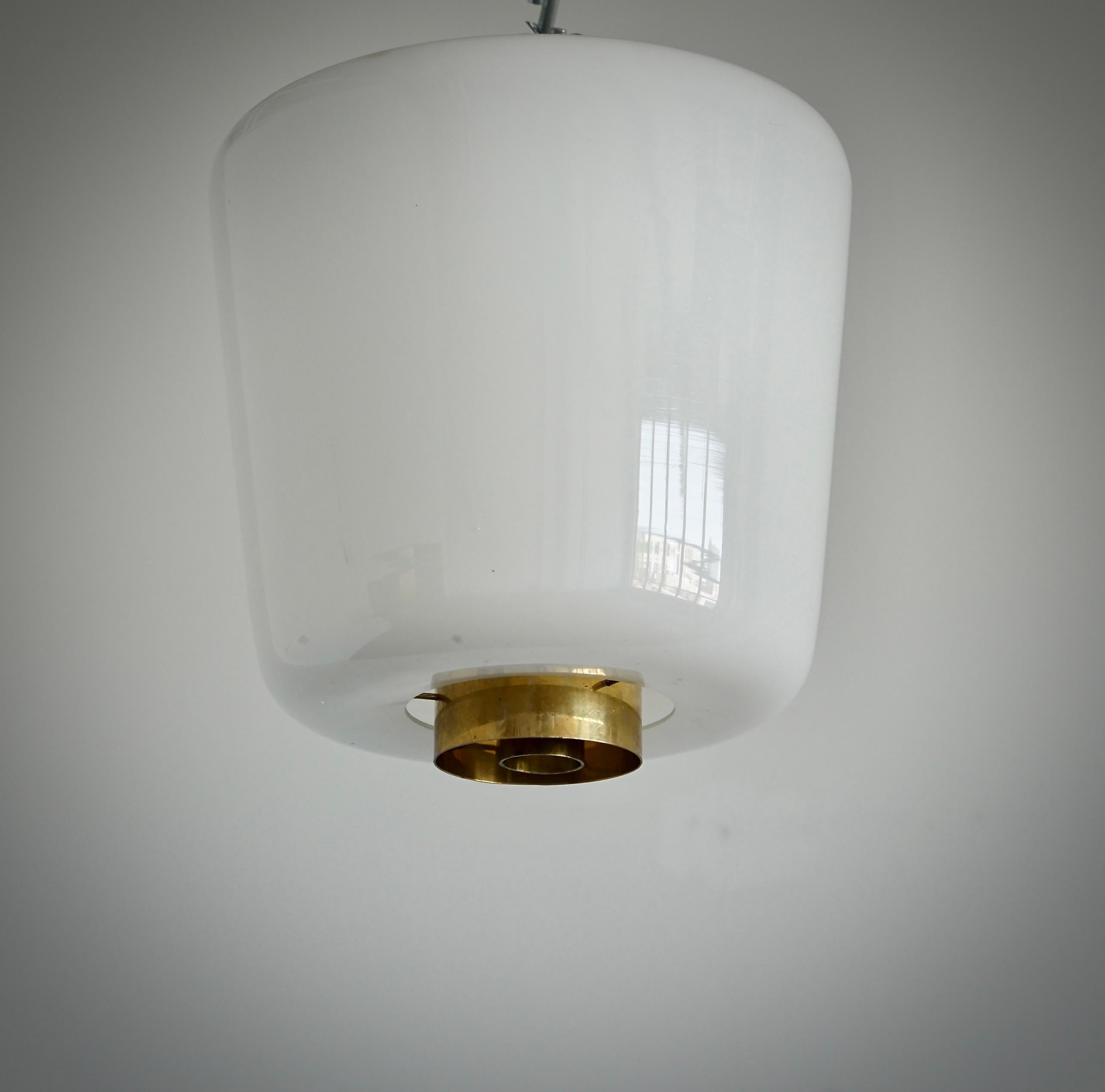 Finlandais Grande lampe encastrée de Paavo Tynell pour Idman en vente