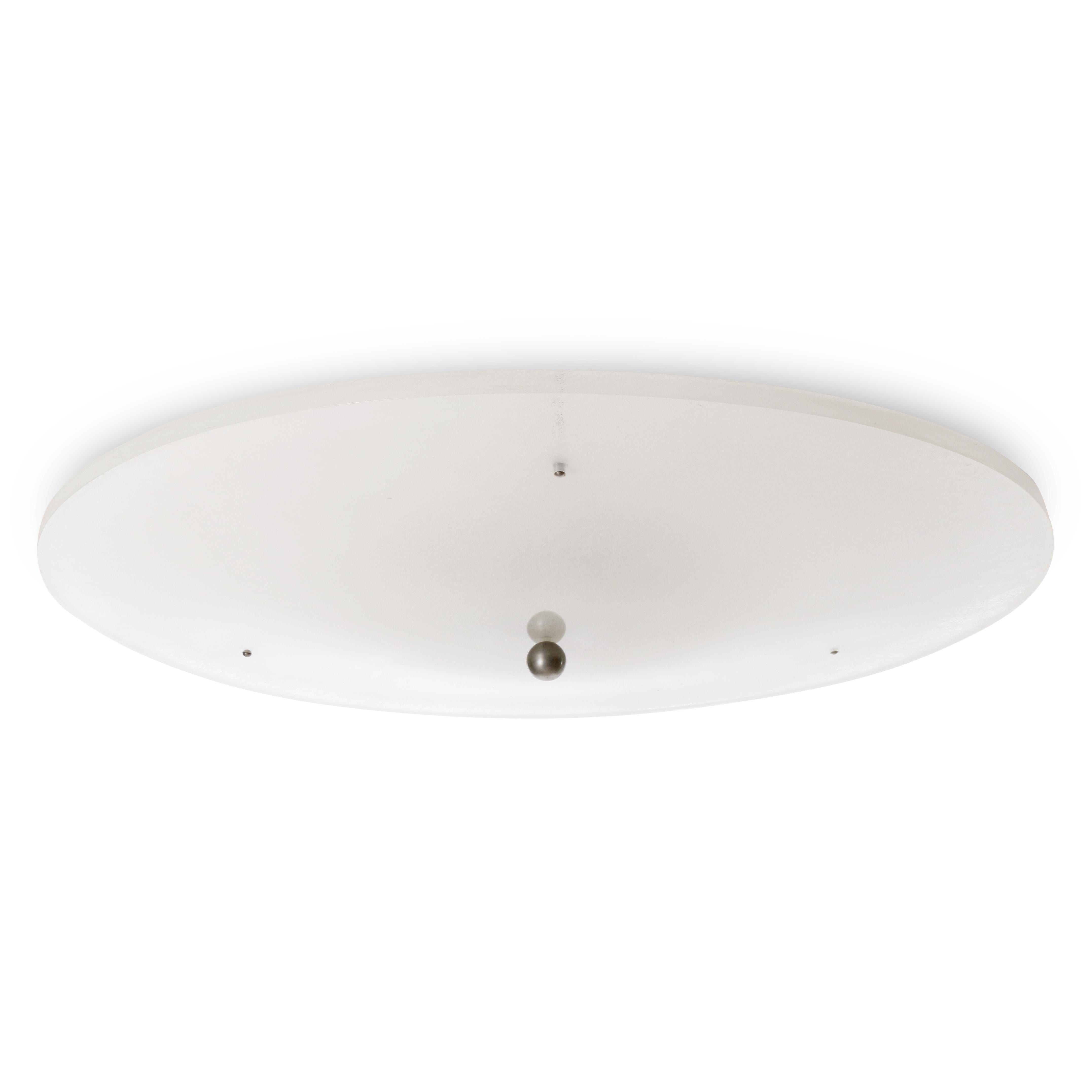 Mid-Century moderno Grande lampada ad incasso, plexiglass, vetro acrilico, Italia, anni '70 in vendita