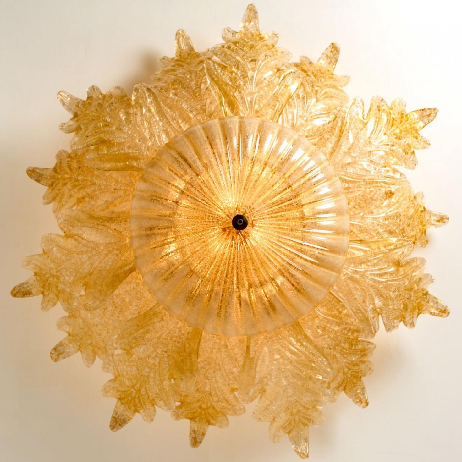 Barovier & Toso - Grand verre de Murano à poser ou suspendre, Italie, 1969 en vente 2