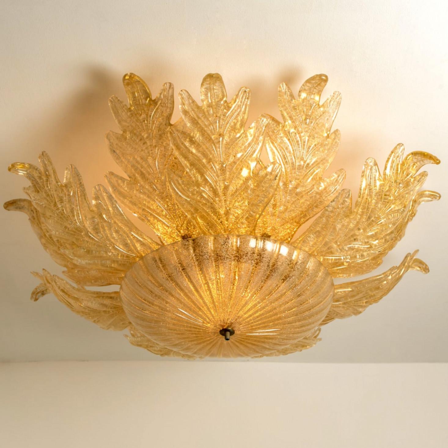 Barovier & Toso - Grand verre de Murano à poser ou suspendre, Italie, 1969 en vente 4