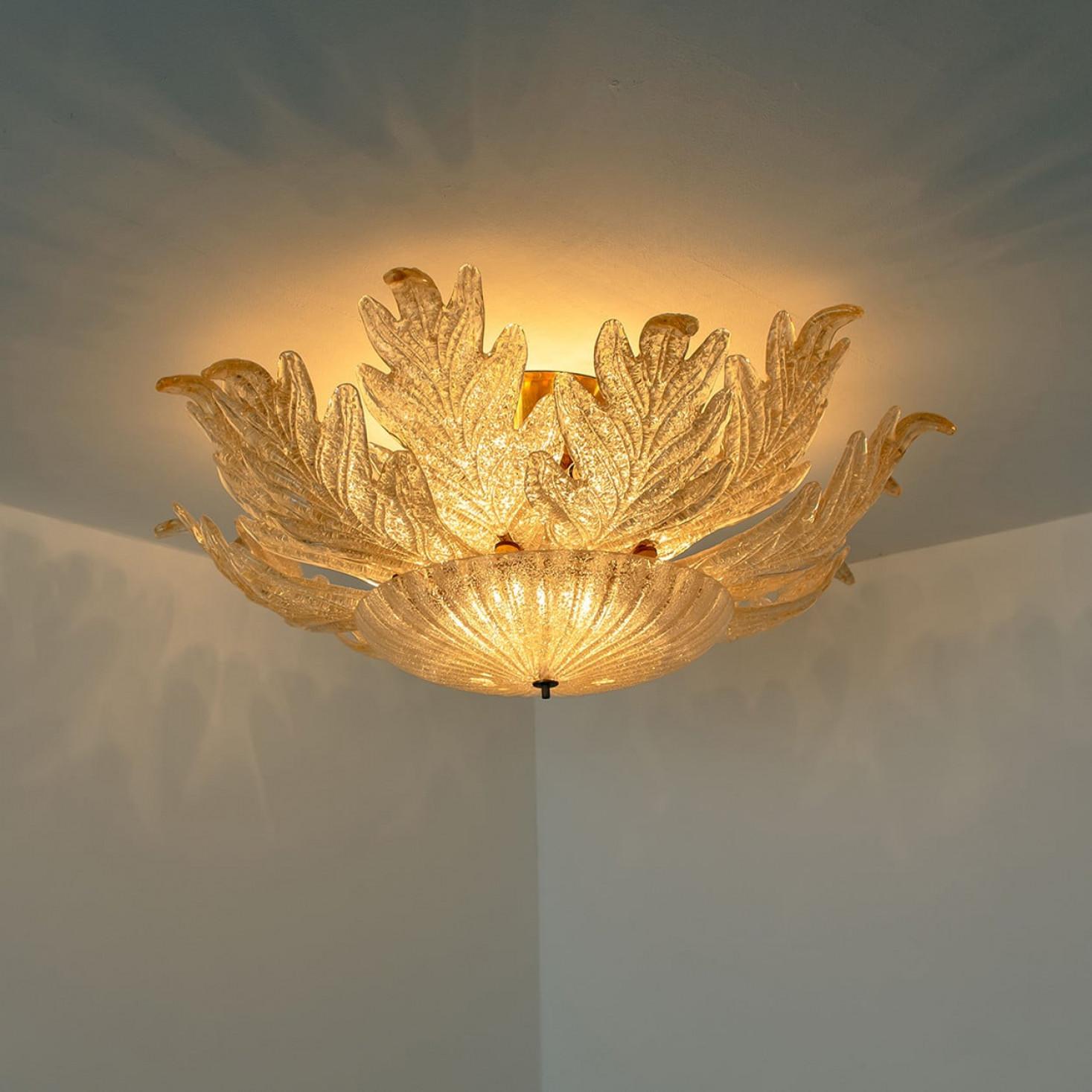 Autre Barovier & Toso - Grand verre de Murano à poser ou suspendre, Italie, 1969 en vente