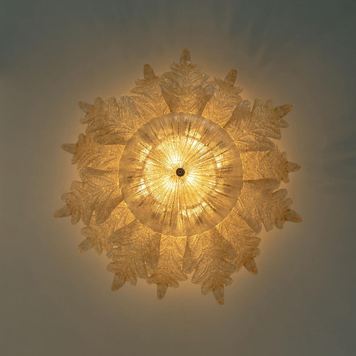 Barovier & Toso - Grand verre de Murano à poser ou suspendre, Italie, 1969 Bon état - En vente à Rijssen, NL