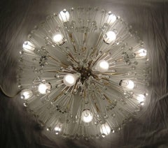 Large Flush Mount Sputnik Chandelier Emil Stejnar