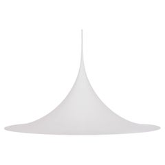 Large Fog & Mørup ceiling lamp model ''Semi ''  1960s Denmark