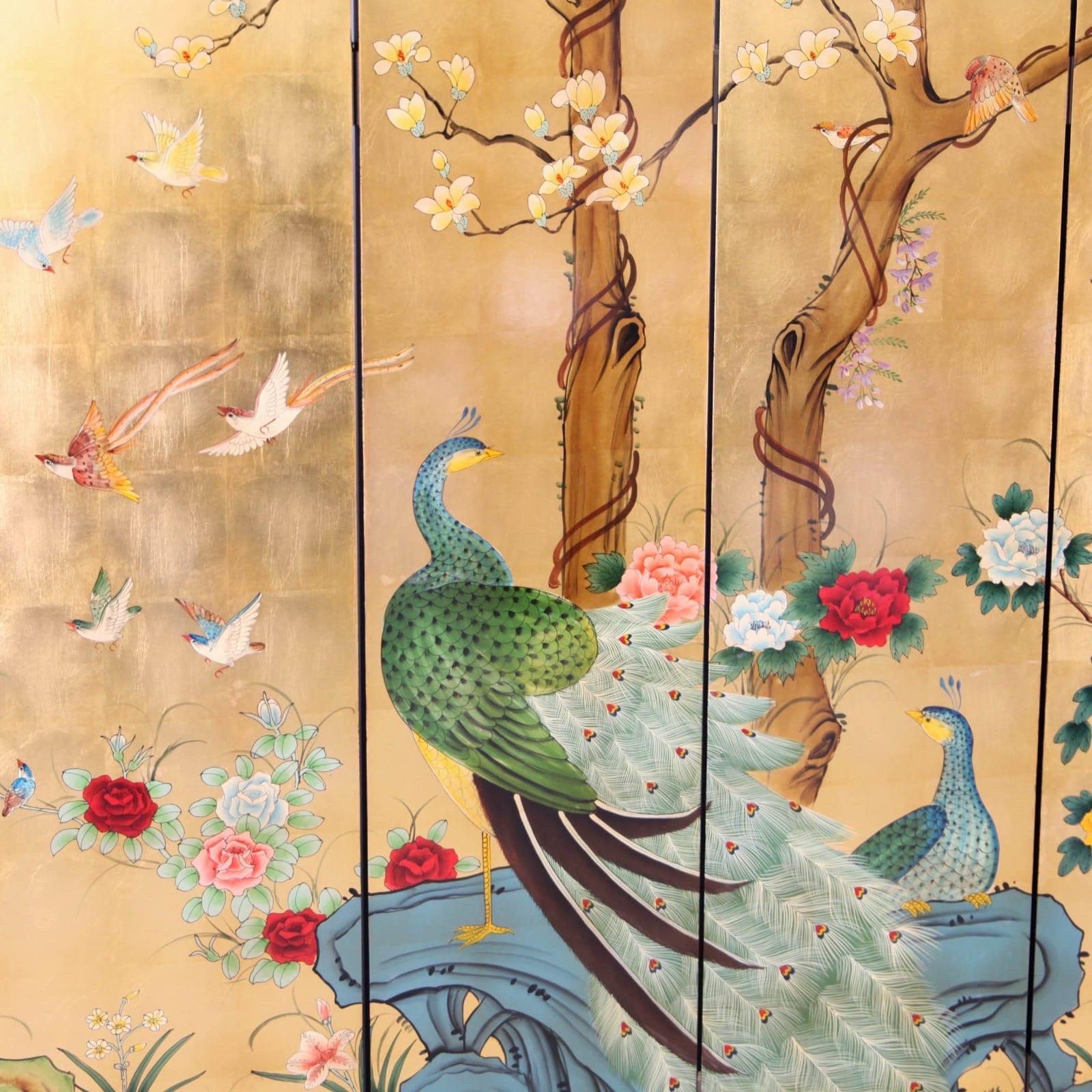 Large folding screen In Good Condition In Isle Sur Sorgue, FR