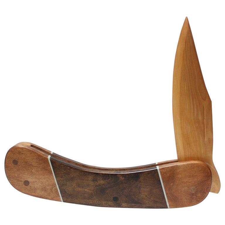 Large Folk Art Pocket Knife Store Display For Sale at 1stDibs