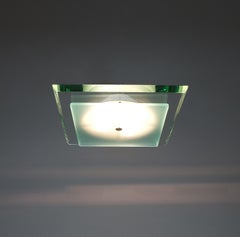 Fontana Arte Glass Flush Mount Model 1990, Mid Century