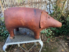 Grande poggiapiedi "PIG" di Dimitri Omersa. 1960s.