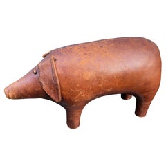 Large footstool "PIG" by Dimitri Omersa. 1960s.