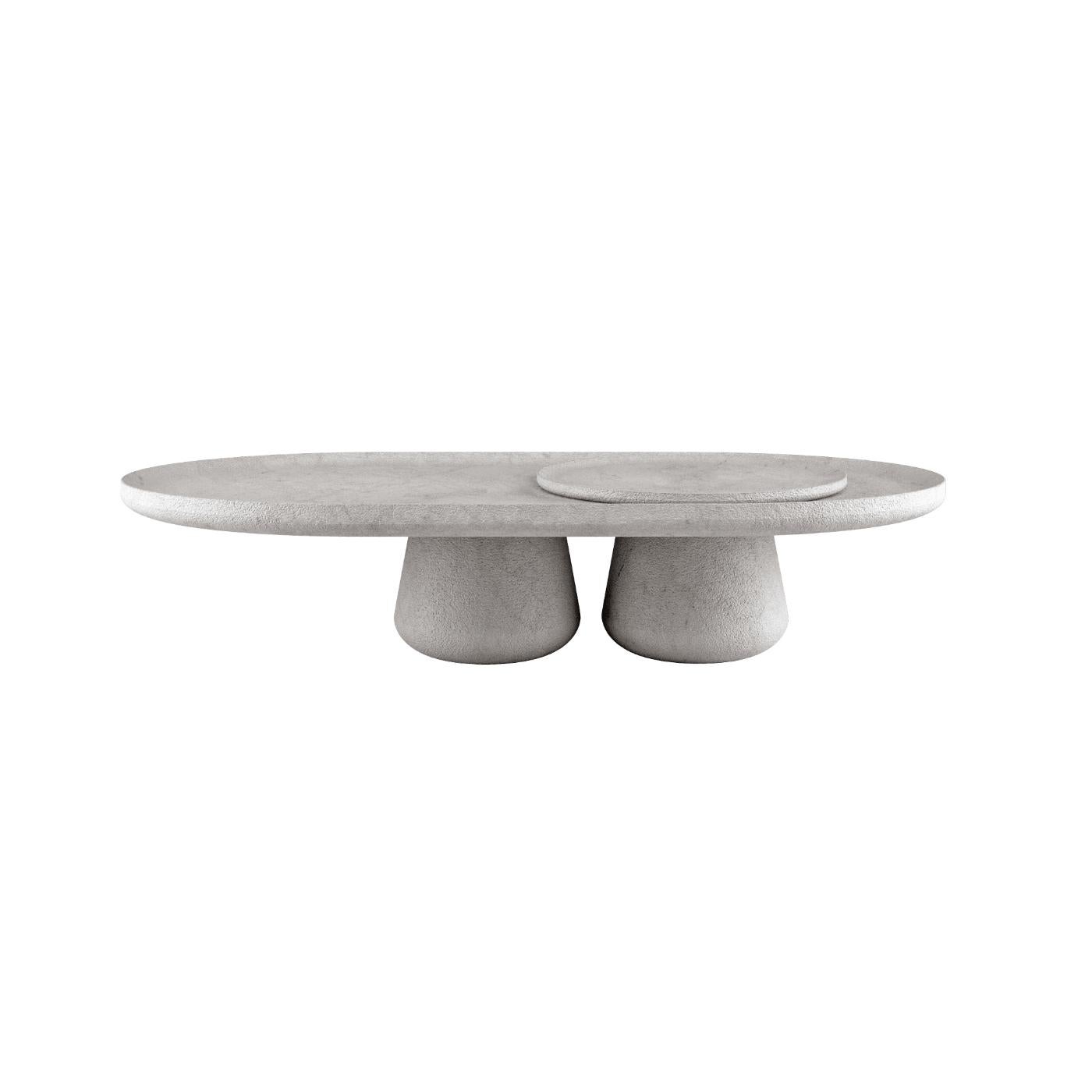 Grande table basse audacieuse vert forêt de Mohdern en vente 2