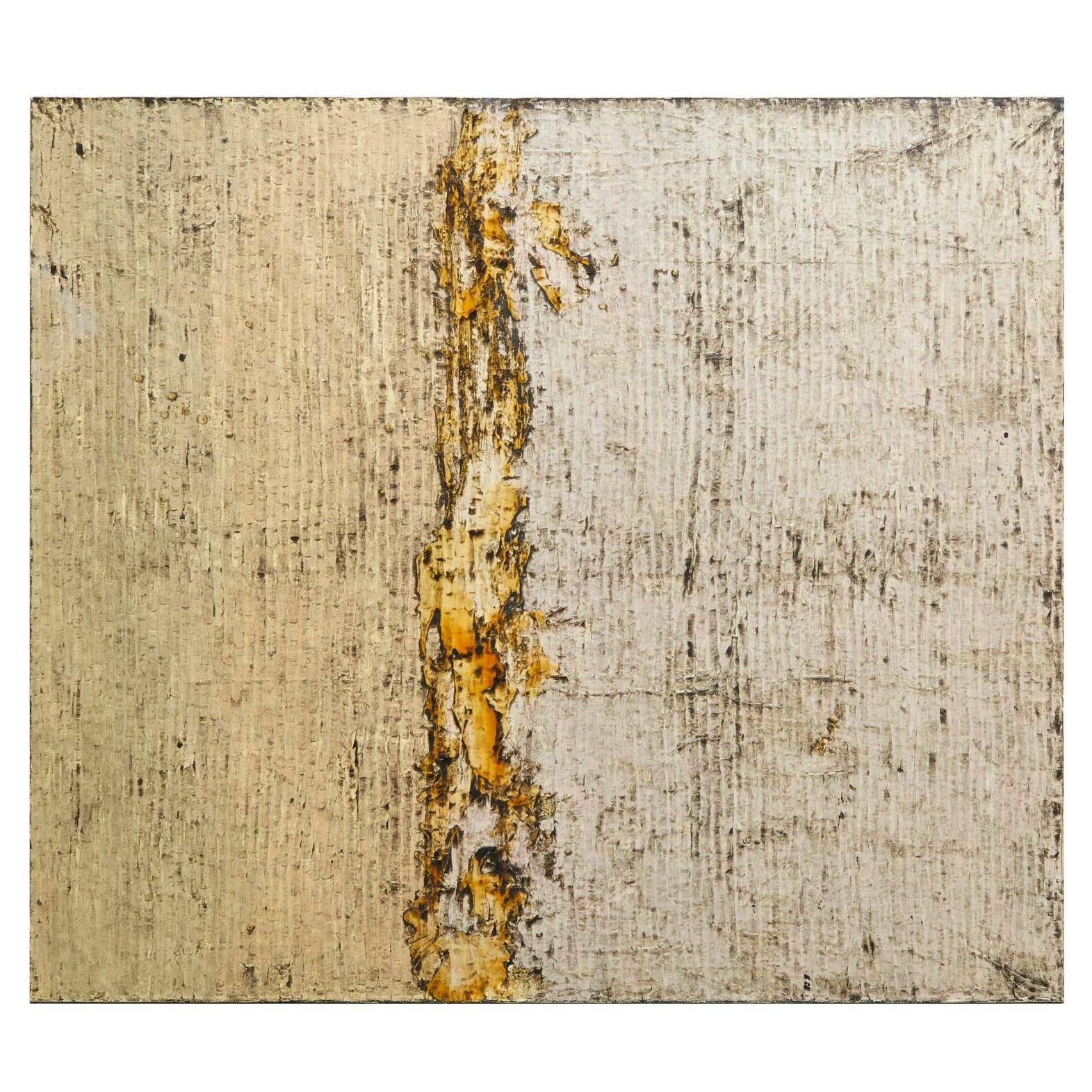 Pittura a tecnica mista di grande formato Stratum XVII, 1992, di Alfonse Borysewicz, NYC