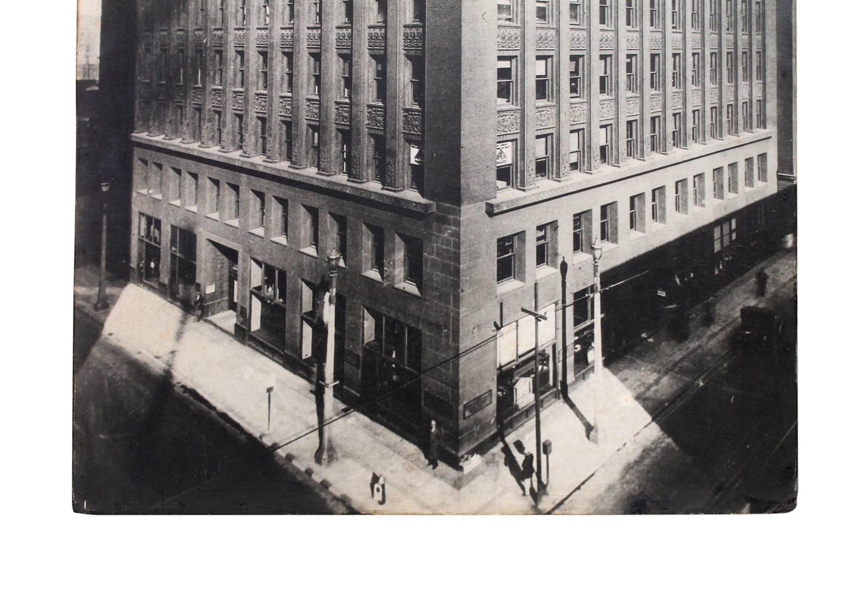 American Large Format MOMA Exhibited Photograph of Louis Sullivan's Wainwright Building