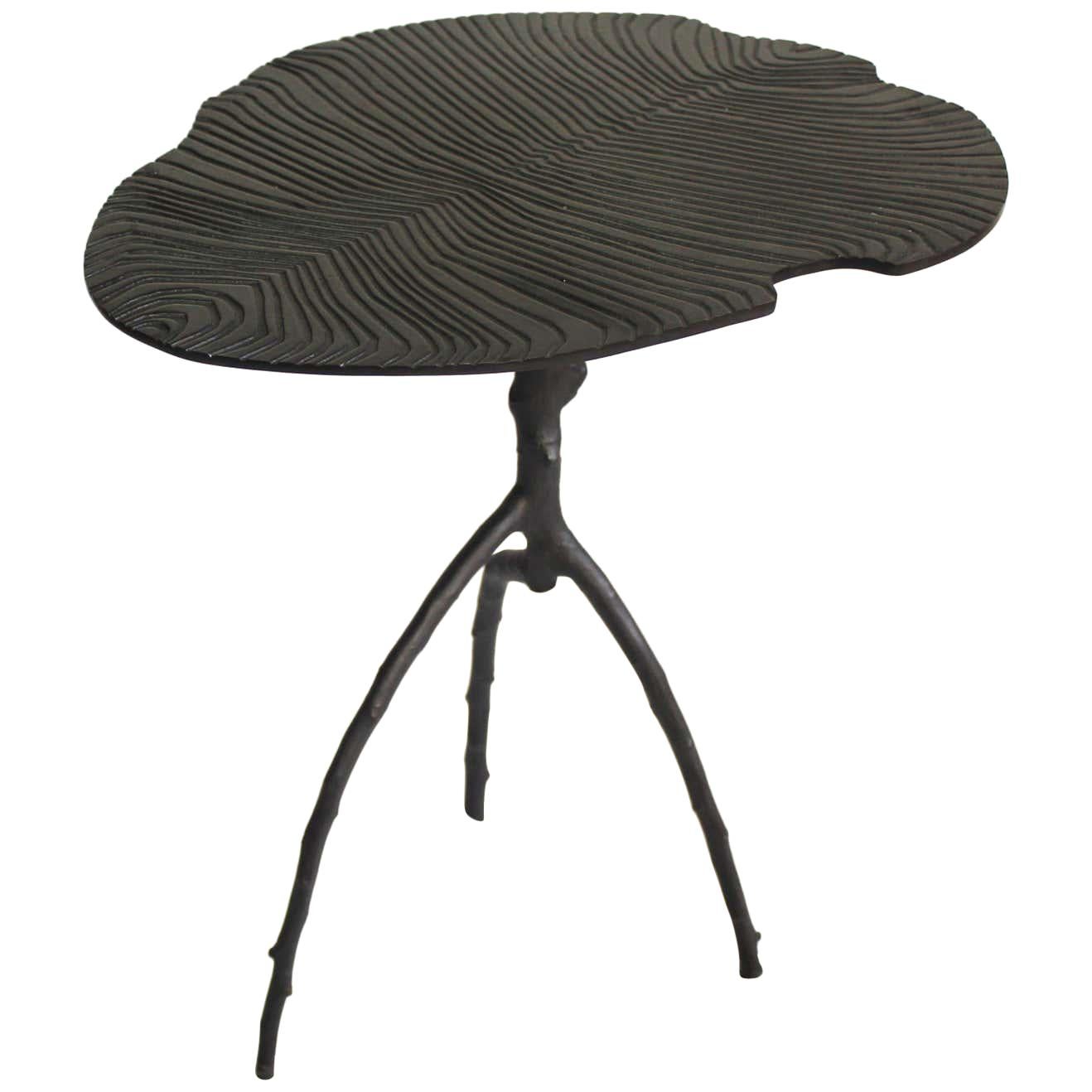 Large Fossil Side Table by Plumbum For Sale